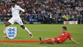 Welbeck goal 1 Switzerland 02 England Euro16Q  Goals amp Highlights [upl. by Ahsiekel]