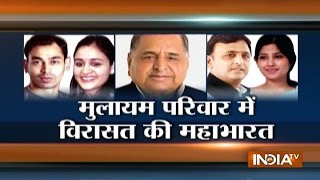 Difficult Time for Mulayam Singh Family Members Are Fighting for Samajwadi Party [upl. by Bean]