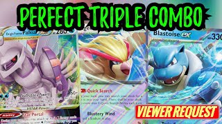 Can Blastoise ex with Palkia VStar Beat the META Pokemon TCG Live [upl. by Drofkcor]