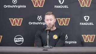 OC Kliff Kingsbury Speaks to the Media Before Practice  Washington Commanders [upl. by Adnilasor]