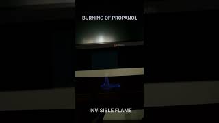 What Happens When You Burn Propanol 🔥 science viralvideo [upl. by Dionisio]