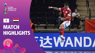 RFU v Egypt  FIFA Futsal World Cup 2021  Match Highlights [upl. by Vaios676]