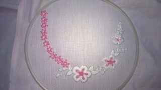 Hand embroidery Neckline embroidery design Embroidery for kurties [upl. by Enihpad]