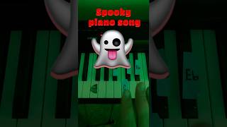 Spooky easy piano tutorial•••original easypiano halloweensong [upl. by Ayekahs]