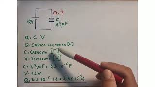 Esercizio Condensatore Batteria [upl. by Nerraf]