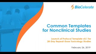 Common Templates for NonClinical Studies [upl. by Oiliduab]