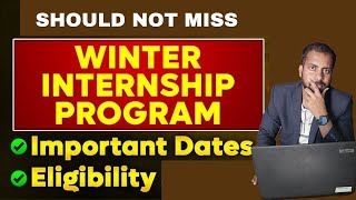 Winter Internships you should not miss Great Opportunities For Freshers All in One [upl. by Ailehpo968]