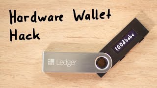 Hardware Wallet Hack Ledger Nano S  f00dbabe [upl. by Litton]