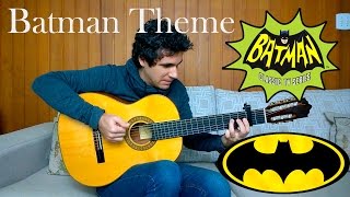 Batman Theme Song  TV series 1966  Movie 1989 Fingerstyle Marcos Kaiser 67 [upl. by Wil]