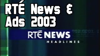 RTÉ News Headlines Weather and Ads  15 October 2003 [upl. by Roxanne]