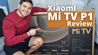 Xiaomi Mi TV P1 55quot 2021 Android TV  UNBOXING y REVIEW en ESPAÑOL [upl. by Ab]