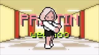 8bit kpop PRISTIN  Wee Woo animated chorus [upl. by Arodaeht]