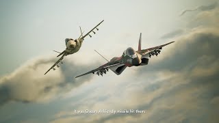 Ace Combat 7  CFA44 with UAV45 Malebolge and EML Butterfly Masters Holiday  Level 04 [upl. by Amik]