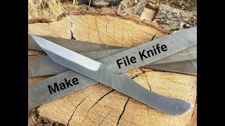 File Knife Making  Make A Knife From A File [upl. by Orton517]