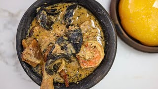 HOW TO COOK EGUSI PEPPERSOUP  ZERO OIL EGUSI SOUP [upl. by Lu]