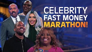 WOW Celebrity Family Feud Season 4 FAST MONEY MARATHON  Celebrity Family Feud [upl. by Kelwunn459]