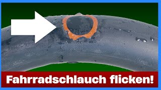 Fahrradschlauch flicken  So einfach geht es [upl. by Baiel576]