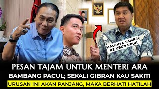 Malunya Ara Sampai Ke Ubunquot Bambang Pacul Gibran Di Hati Sekali Kau Sakiti Urusan ini Akan Panjang [upl. by Etom55]