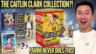 Panini made CAITLIN CLARK her OWN TRADING CARD SET 😳🔥 2024 CC Collection Retail Blaster Box Review [upl. by Assetal]