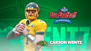 PFW 2016 NFL Draft Profiles QB Carson Wentz [upl. by Manton397]