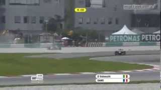 GP2 Malaysia 2012  Massive Flip Crash Davide Valsecchi [upl. by Pollard]