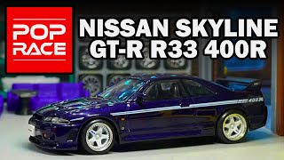 Unboxing amp Showcase Pop Race 164 Nismo 400R Nissan Skyline GTR 400R Compared to KH and Inno64 [upl. by Ahs]