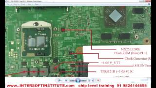 Laptop Chip Level Repair Training of DELL N5010 POWER SEQUENCE DEMO Video English [upl. by Syned]