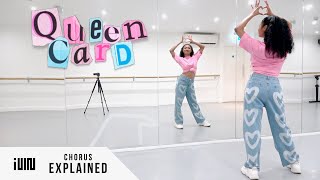 GIDLE  퀸카 Queencard  Dance Tutorial  EXPLAINED Chorus [upl. by Anura558]