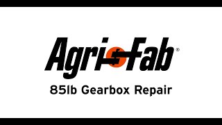 AgriFab 85lb Push Spreader Gearbox Repair [upl. by Syverson]