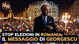 Stop elezioni in Romania il messaggio di Georgescu [upl. by Egiap]