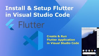 How to install and Setup Flutter in Visual Studio Code in Windows 11 [upl. by Debbie986]