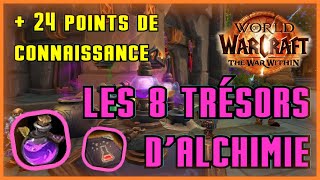 Trésors de métiers cachés pour lALCHIMIE  World of Warcraft  The War Within [upl. by Noxin]