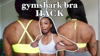 Turning My Gymshark Bra Into A Halter Neck Quick amp Easy Bra Hack [upl. by Yhtomiht920]