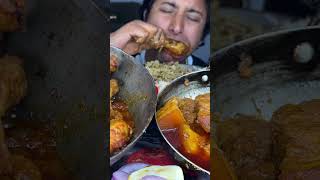 PORK RIBSCHICKEN LEGS EATING MUKBANG babybackribs porkbelly chicken [upl. by Ymmot]