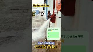 Hydrant LineFire HydrantLine Flushing Landing ValveHydrant Valve hydrantvalve hydrantflushing [upl. by Wootan]