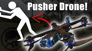 Pusher Drone  Upside Down Motors [upl. by Dyrraj985]