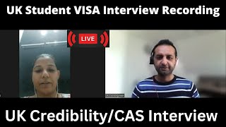 UK Student Visa Interview Questions amp Answers 2023  UK CAS Interview  UK Credibility Interview [upl. by Coopersmith]