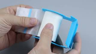 Manufacturer Oem Quality Medical Breathable Surgical Paper Tape Nonwoven Tape [upl. by Sukin]