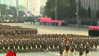 Raw Video Kim Jong Il and Son Appear Together [upl. by Olav746]