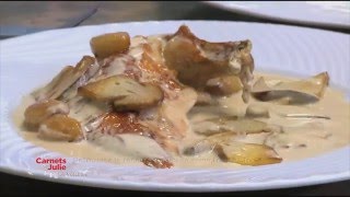 Recette  Poularde de Bresse de Georges Blanc  Les carnets de Julie  Les volailles à la carte [upl. by Ocsecnarf281]