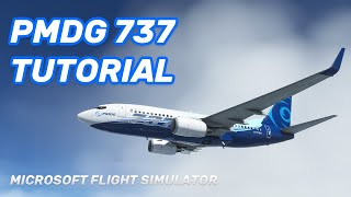 PMDG 737 MSFS  Full Flight Tutorial [upl. by Aivilys]