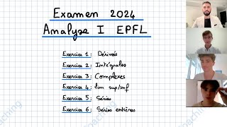 Examen 2024 Analyse I EPFL  Correction Détaillée des Exercices Clés pour Réussir [upl. by Akinehc]