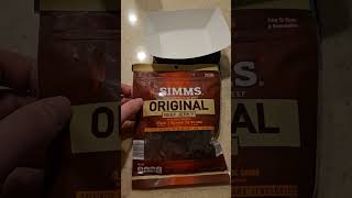 ALDI simms brand beef jerky review amd weight Aldo jerky review [upl. by Nnaul]