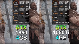 GTX 1650 vs GTX 1050 Ti  Test in 10 Games Tested in 2023 [upl. by Nyllewell]