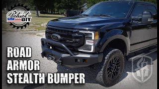 Road Armor Stealth Winch Bumper  F250 SuperDuty [upl. by Rosenberg173]