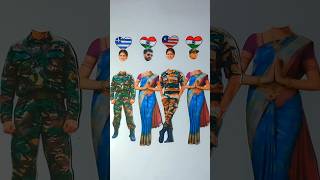 Greece 🇬🇷 America 🇺🇸 India 🇮🇳 I Love Country  🇮🇳 Independence Day Drawing shorts art ashortaday [upl. by Ecnerrat80]