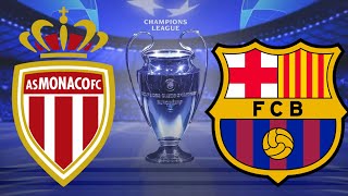 PRONÓSTICO MONACO VS BARCELONA  CHAMPIONS LEAGUE 202425 [upl. by Tera]