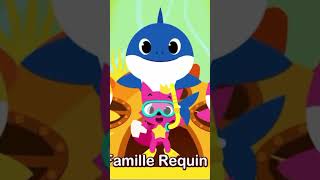 Dododo papa requin  mimi maman requin  Bébé requin  Baby Shark French car baby musique [upl. by Oecam206]