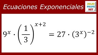 ECUACIONES EXPONENCIALES  Ejercicio 5 [upl. by Lisha]