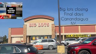 Big lots closing final days in Canandaigua NY [upl. by Chemosh]